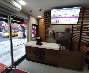 BURGER KİNG KİOSK UYGULAMAMIZ